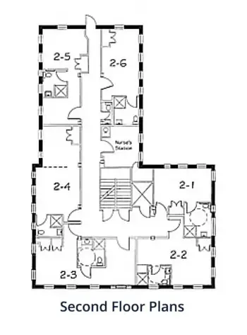 Floorplan of The Gary Residence, Assisted Living, Montpelier, VT 1