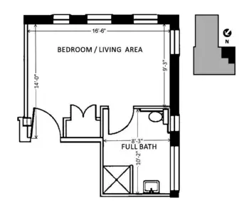 Floorplan of The Gary Residence, Assisted Living, Montpelier, VT 2