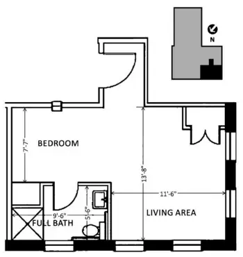 Floorplan of The Gary Residence, Assisted Living, Montpelier, VT 3