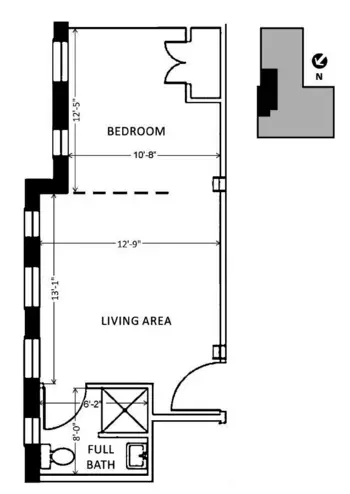 Floorplan of The Gary Residence, Assisted Living, Montpelier, VT 5