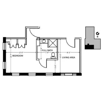 Floorplan of The Gary Residence, Assisted Living, Montpelier, VT 10