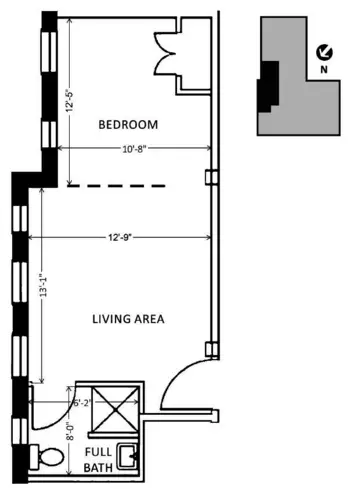 Floorplan of The Gary Residence, Assisted Living, Montpelier, VT 11