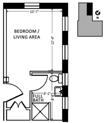 Floorplan of The Gary Residence, Assisted Living, Montpelier, VT 13
