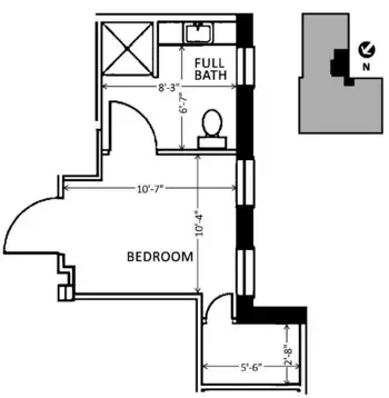 Floorplan of The Gary Residence, Assisted Living, Montpelier, VT 14