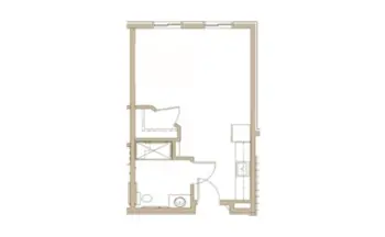 Floorplan of The Ridge Cottonwood, Assisted Living, Holladay, UT 1