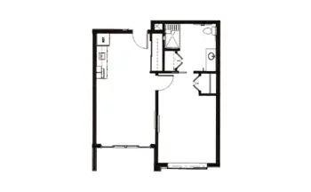 Floorplan of The Ridge Cottonwood, Assisted Living, Holladay, UT 2