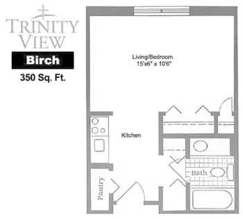 Floorplan of Trinity View, Assisted Living, Arden, NC 1