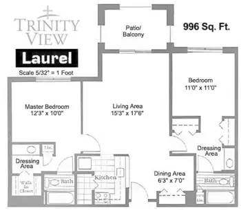 Floorplan of Trinity View, Assisted Living, Arden, NC 4