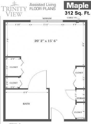 Floorplan of Trinity View, Assisted Living, Arden, NC 5