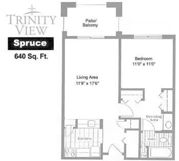 Floorplan of Trinity View, Assisted Living, Arden, NC 6