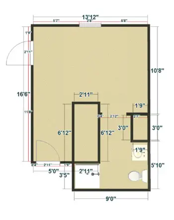 Floorplan of Victorian House, Assisted Living, Parker, CO 2