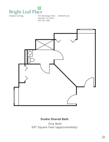 Floorplan of Bright Leaf Place, Assisted Living, Memory Care, Danville, VA 4
