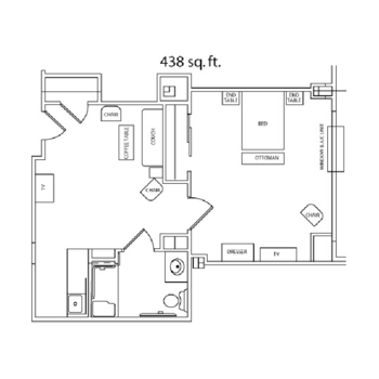 Floorplan of Brighter Living Assisted Living, Assisted Living, Memory Care, Hopewell, VA 2