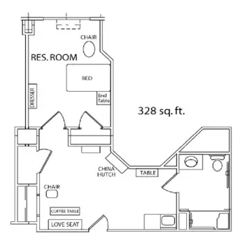 Floorplan of Brighter Living Assisted Living, Assisted Living, Memory Care, Hopewell, VA 5
