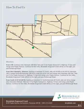 Floorplan of Brookdale Dogwood Creek, Assisted Living, Germantown, TN 19