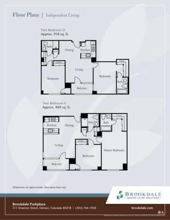 Floorplan of Brookdale Parkplace, Assisted Living, Denver, CO 3