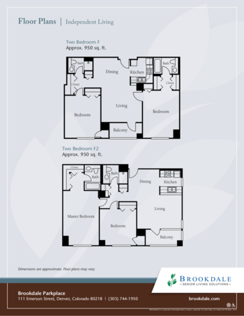 Floorplan of Brookdale Parkplace, Assisted Living, Denver, CO 4