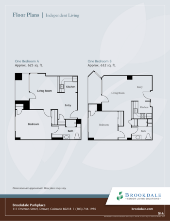 Floorplan of Brookdale Parkplace, Assisted Living, Denver, CO 7