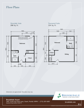 Floorplan of Brookdale Stuart, Assisted Living, Stuart, FL 1