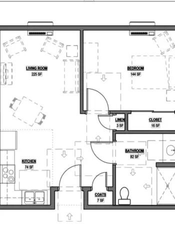 Floorplan of Charter Senior Living of Oak Openings, Assisted Living, Sylvania, OH 1