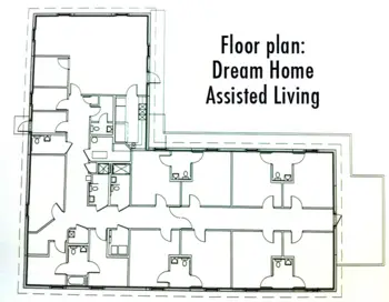 Floorplan of Dream Home Assisted Living, Assisted Living, Cross Lanes, WV 1