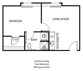 Floorplan of Marquis Place of Elkhorn, Assisted Living, Memory Care, Elkhorn, NE 2