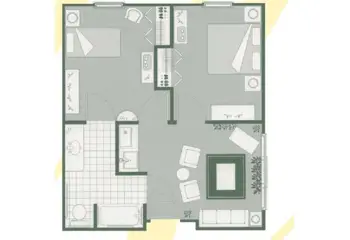 Floorplan of Morningside of Mayfield, Assisted Living, Mayfield, KY 3