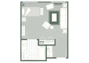 Floorplan of Morningside of Mayfield, Assisted Living, Mayfield, KY 5