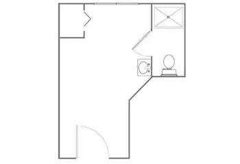 Floorplan of Morningside of Springfield Westgate, Assisted Living, Springfield, TN 7