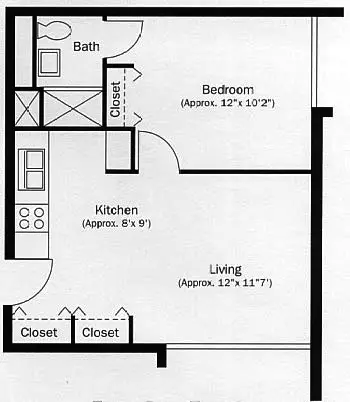 Floorplan of Ravoux Hi-Rise, Assisted Living, Saint Paul, MN 4