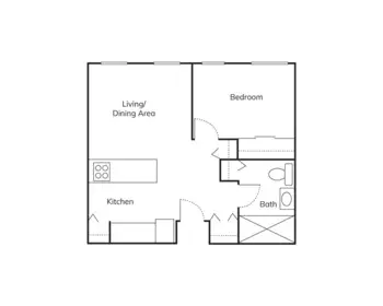 Floorplan of Robin Way, Assisted Living, Memory Care, Kenosha, WI 1