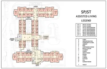 Floorplan of S.P.J.S.T. Senior Living, Assisted Living, Taylor, TX 1
