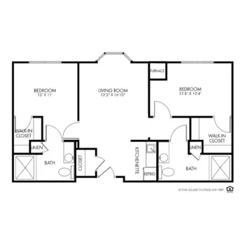 Floorplan of The Fountains, Assisted Living, Memory Care, Bettendorf, IA 7