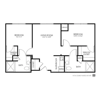 Floorplan of The Fountains, Assisted Living, Memory Care, Bettendorf, IA 16