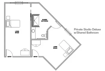 Floorplan of The Village at Keizer Ridge, Assisted Living, Memory Care, Keizer, OR 5