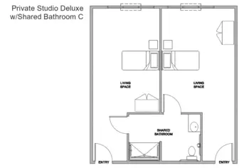 Floorplan of The Village at Keizer Ridge, Assisted Living, Memory Care, Keizer, OR 8