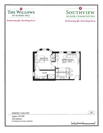 Floorplan of The Willows of Ramsey Hill, Assisted Living, Memory Care, Saint Paul, MN 7