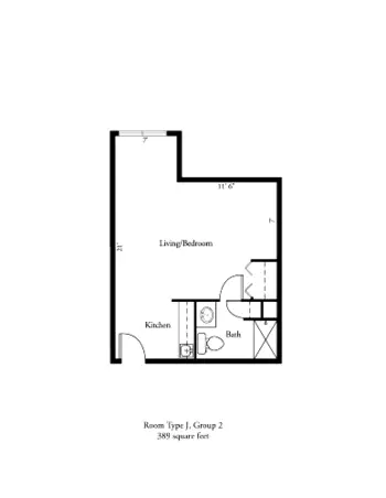 Floorplan of Walker Methodist Care Suites Edina, Assisted Living, Memory Care, Edina, MN 8