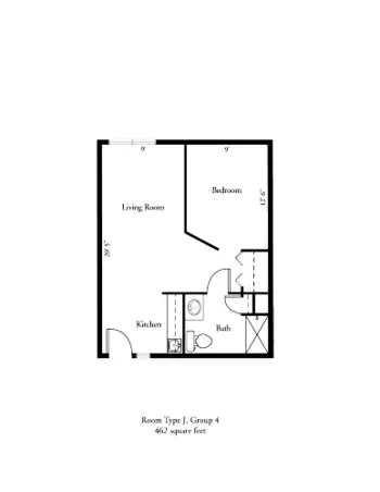 Floorplan of Walker Methodist Care Suites Edina, Assisted Living, Memory Care, Edina, MN 10