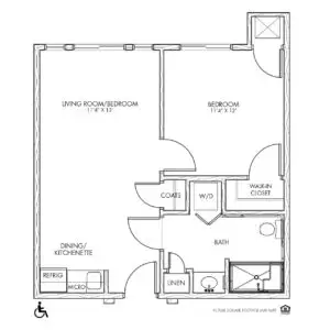 Floorplan of Whispering Creek, Assisted Living, Memory Care, Sioux City, IA 6