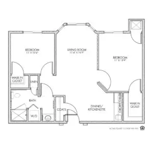 Floorplan of Whispering Creek, Assisted Living, Memory Care, Sioux City, IA 12