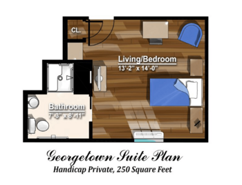 Floorplan of Windsor Gardens of Georgetown, Assisted Living, Georgetown, KY 1