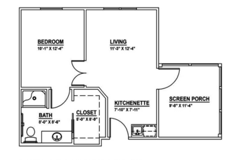 Floorplan of Windsor Gardens of Georgetown, Assisted Living, Georgetown, KY 5