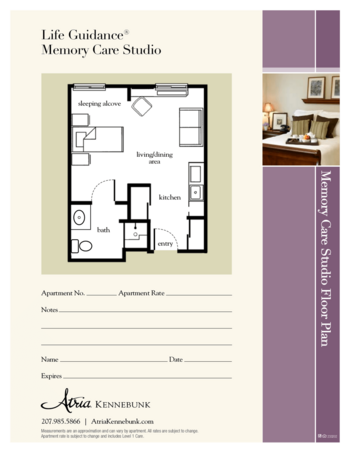 Floorplan of Atria Kennebunk, Assisted Living, Memory Care, Nursing Home, Kennebunk, ME 6