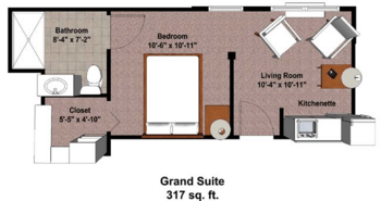 Floorplan of Bloom at Eagle Creek, Assisted Living, Indianapolis, IN 2