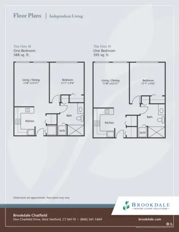 Floorplan of Brookdale Chatfield, Assisted Living, West Hartford, CT 3