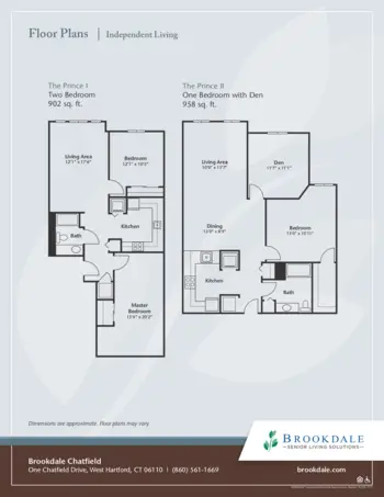 Floorplan of Brookdale Chatfield, Assisted Living, West Hartford, CT 6