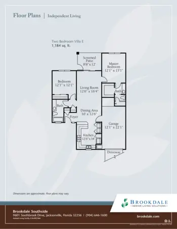 Floorplan of Brookdale Southside, Assisted Living, Jacksonville, FL 4