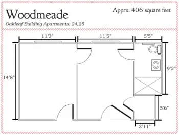 Floorplan of Columbia Cottage - Hartselle, Assisted Living, Hartselle, AL 9