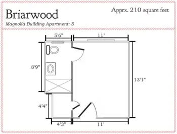 Floorplan of Columbia Cottage - Hartselle, Assisted Living, Hartselle, AL 12
